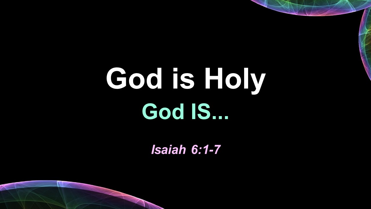 God is Holy