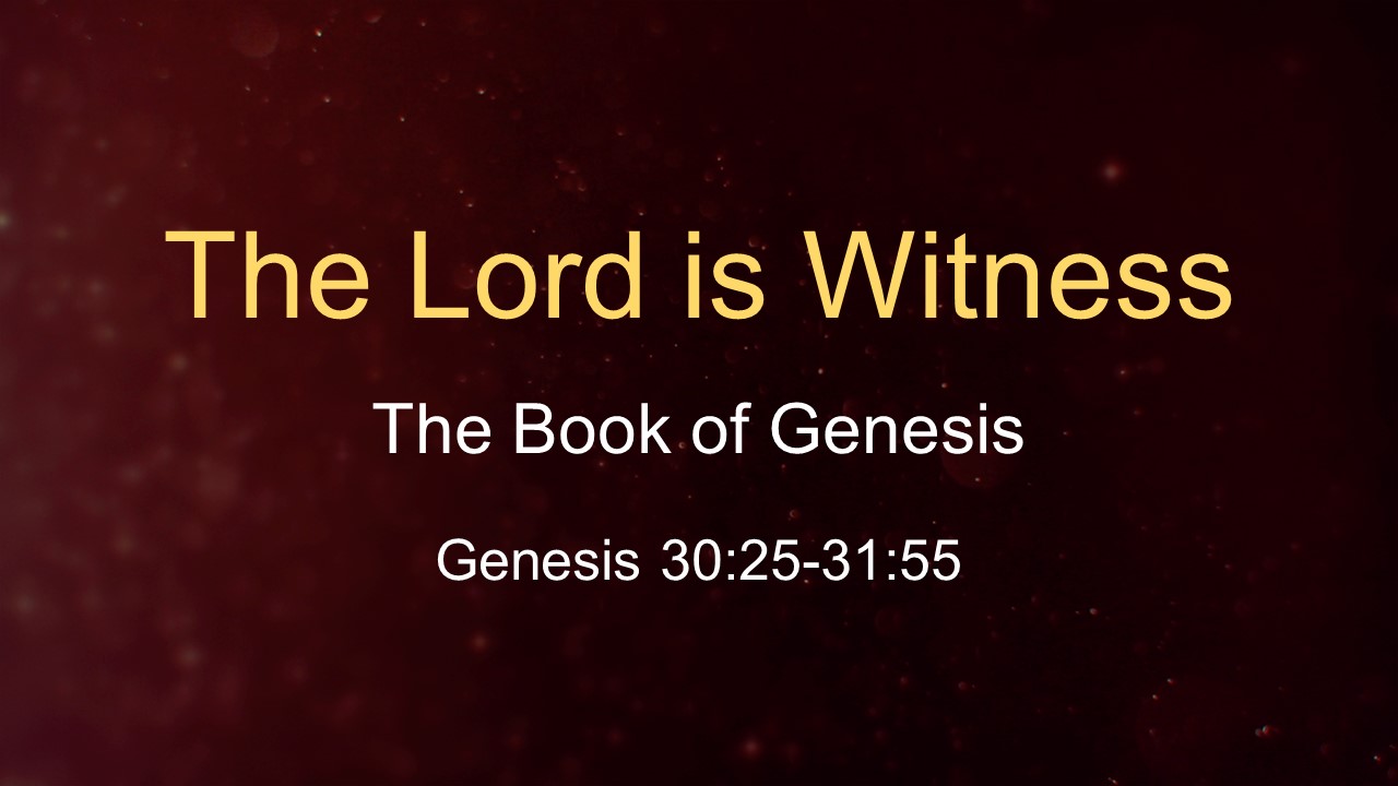 The Lord is Witness