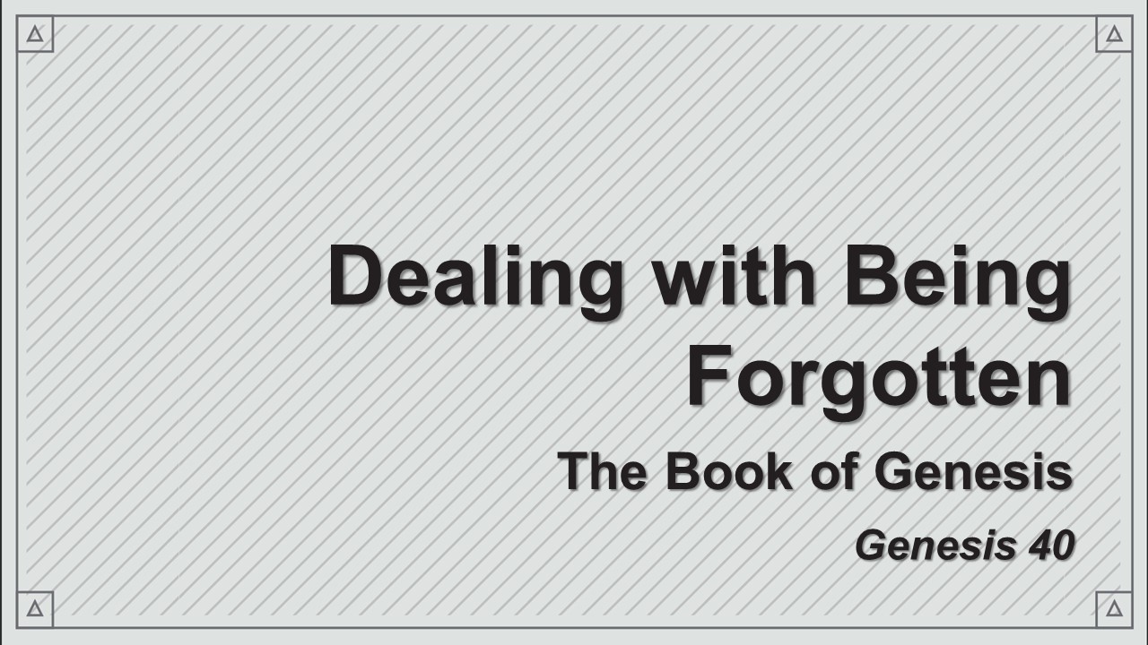 Dealing with Being Forgotten