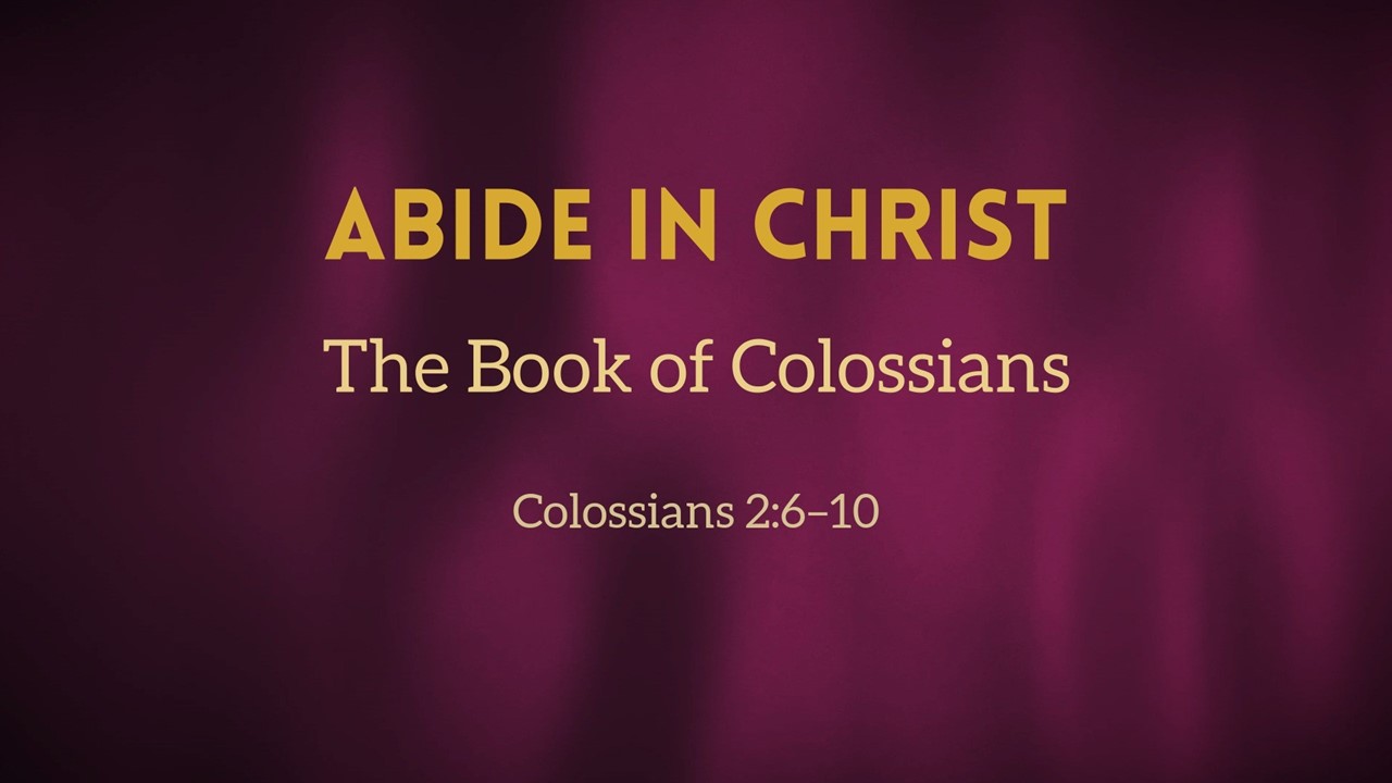 Abide in Christ