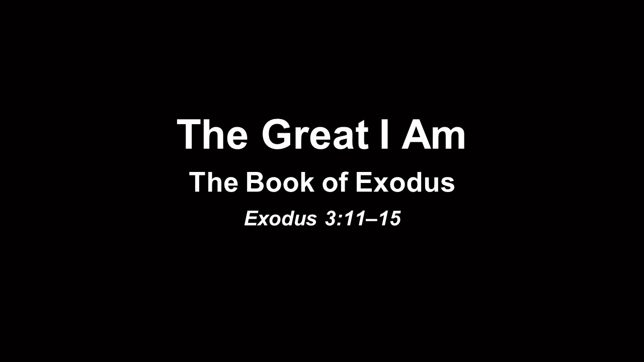 The Great I AM