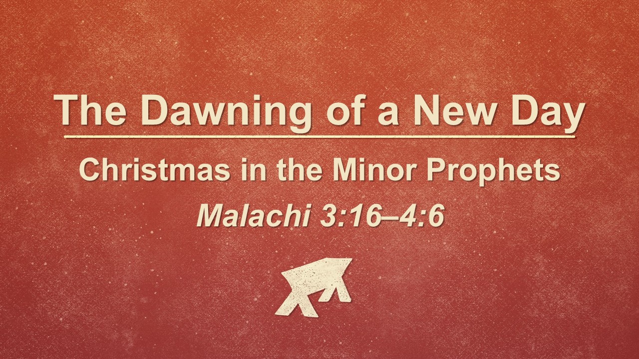 The Dawning of a New Day